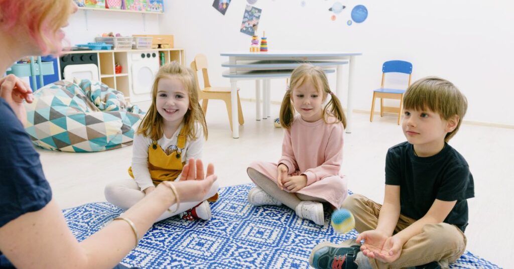 Play area for kids in flats