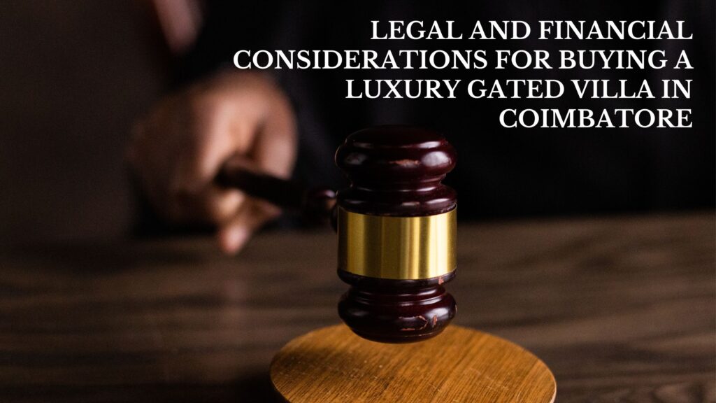 luxury gated community villas in coimbatore