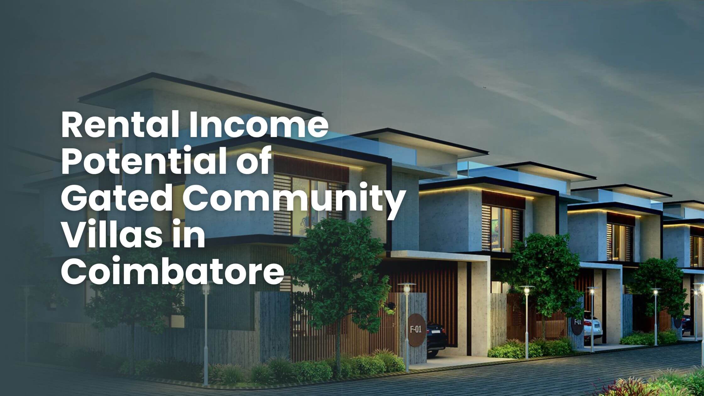 Photo inspiration: Gallery Detail: Rental Income Potential Of Gated Community Villas In Coimbatore